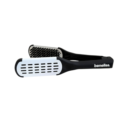 Beneliss Hairbrush Black/White розчіска-зажим BNL111120 фото