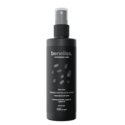 Термозахисний крем для волосся Beneliss All in One Thermo Protection Cream 200 мл BNL033 фото